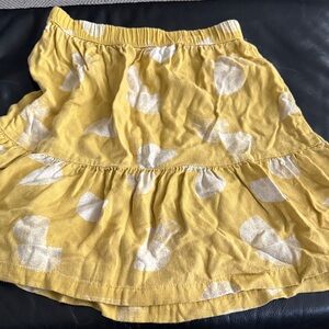Yellow and White Girl’s Skirt